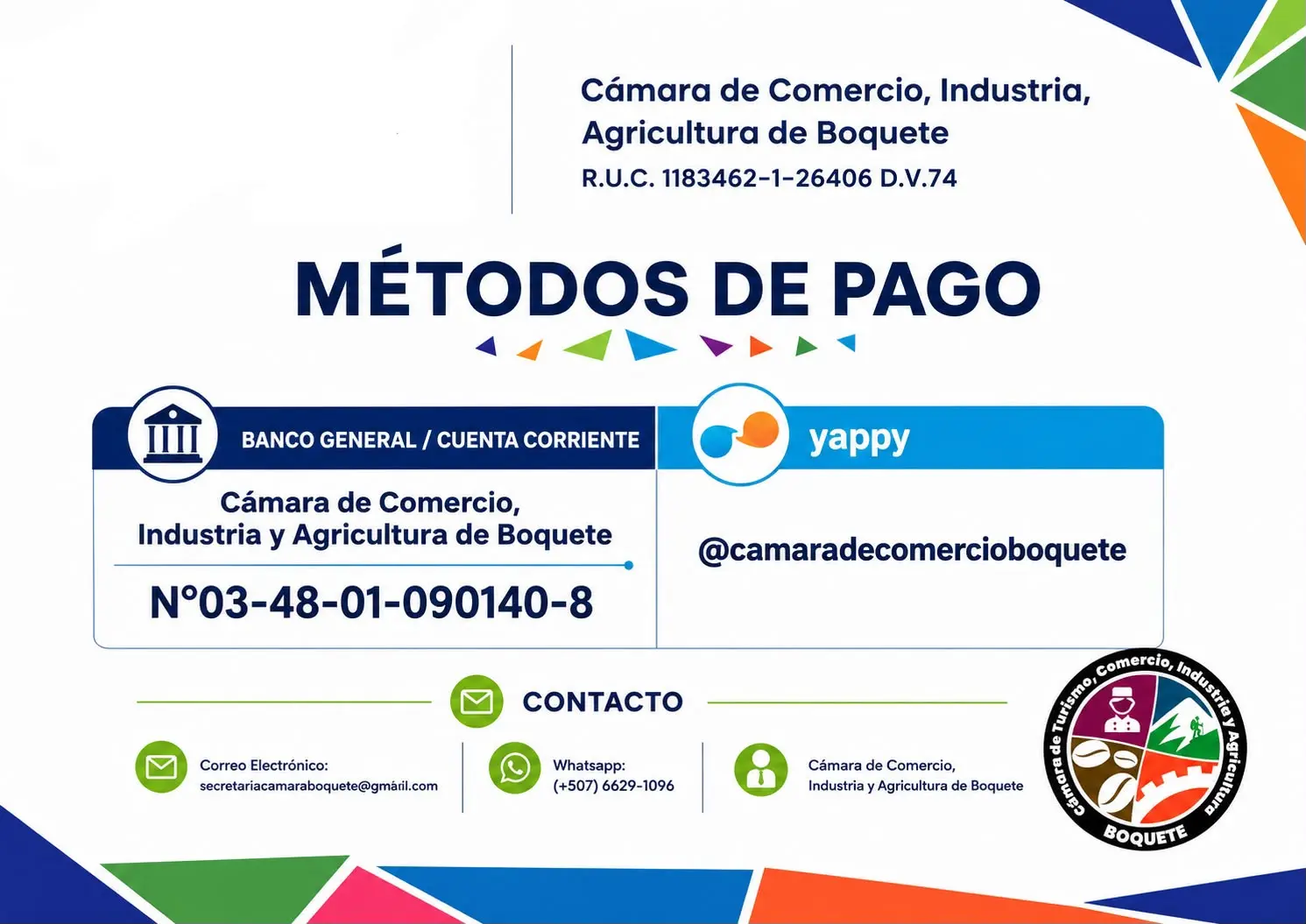 Formas de Pago